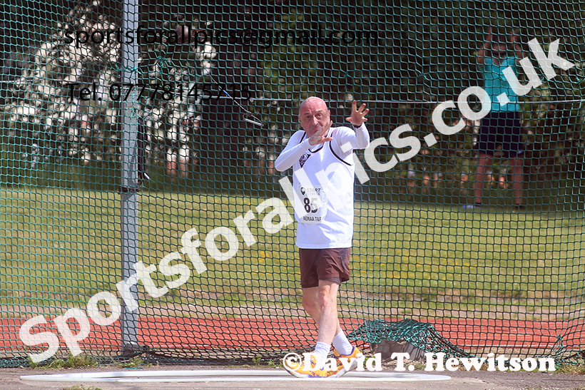 Hammer, 2025 NEMAA Track and Field, Monkton. Photo: David T. Hewitson/Sports for All Pics